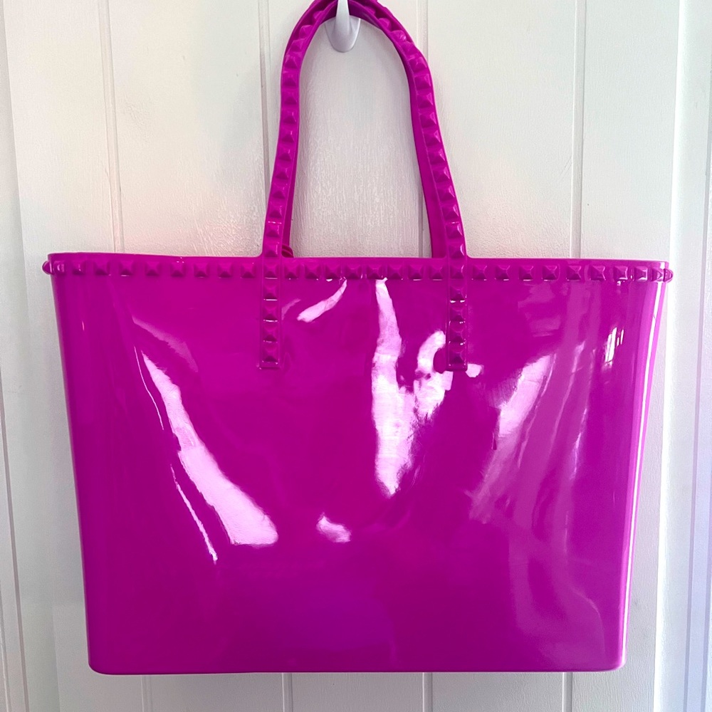 Carmen Sol fuchsia, Angelica large tote